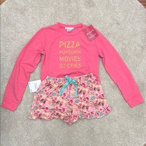American Girl Pink Pizza Pajama Set